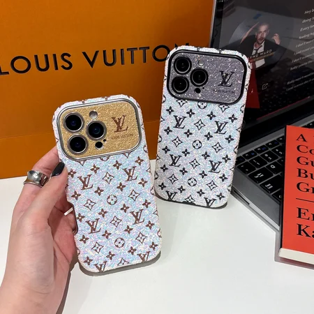 ルイビトン モノグラム iphone17pro/17promaxケース シリコン スパンコール キラキラ