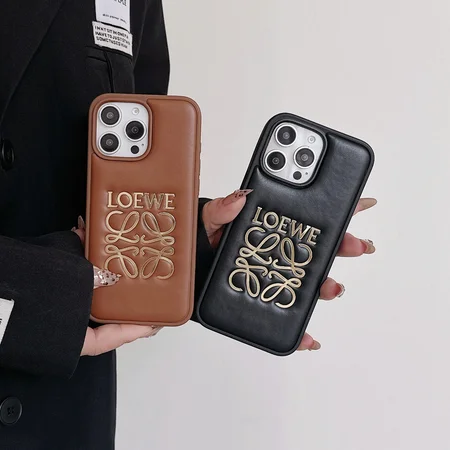 Loewe iphone17pro/17promaxケース 本革 レザー