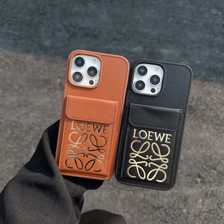 iphone17ケース ブランド ロエベ iphone17pro/17promax携帯ケース 上質 レザー