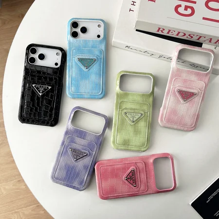 iPhone17ケース ブランド 通販 Prada iphone17pro/17promaxケース ワニ柄 レザー