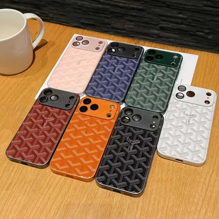 goyard iphone17air/17pro携帯ケース ガラス つや消し マット感