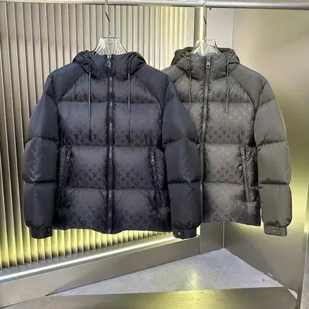 2025秋冬新品 ルイヴィトン モノグラム ダウンジャケット ショート丈 メンズ