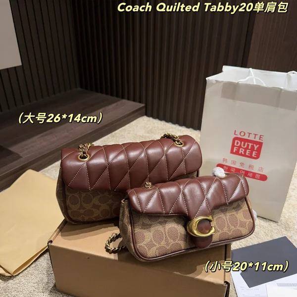 COACH Quilted Tabby 20 タビー ショルダーバッグ