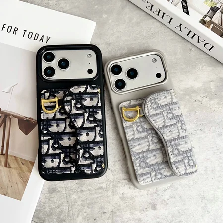 DIOR iphone17/17proケース サドル オブリーク ジャカード Dロゴ