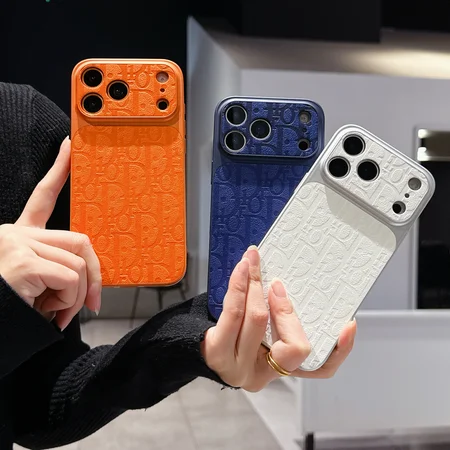 ディオール アイフォン 17/17promaxカバー 総柄ロゴ 型押し PUレザー