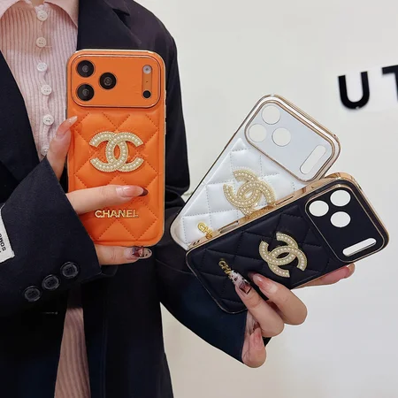 Chanel iphone17promaxケース マトラッセ レザー