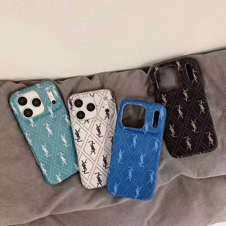 YSLイヴサンローラン コーデュロイ iPhone17/17promaxスマホケース 全面保護 耐衝撃カバー