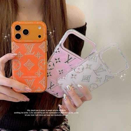 キラキラ ルイヴィトンiPhone17 17promax携帯ケース アクリル 透明ケース 男 女 おすすめ