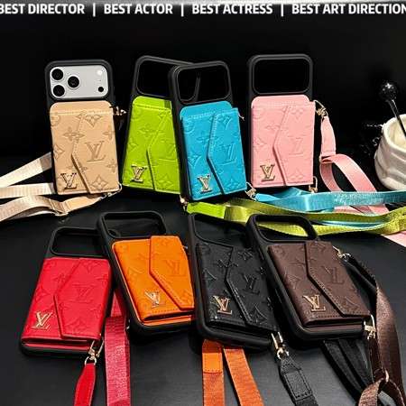 ヴィトン風 iphone17pro/17promax携帯ケース スマホショルダー バッグ型 全8色