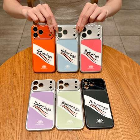 magsafe対応ケース バレンシアガ iphone17/17promaxケース 大きい カメラ窓