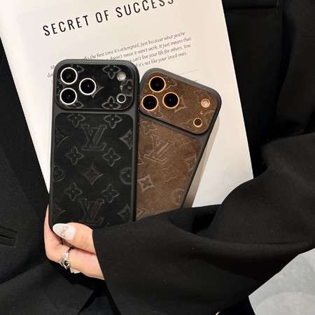 鹿革 ルイヴィトン iphone17pro/17promax携帯ケース モノグラム 一体型 レンズ保護 新登場