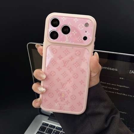ハイ ブランド ルイヴィトン iphone17/17promaxケース ピンク モノグラム