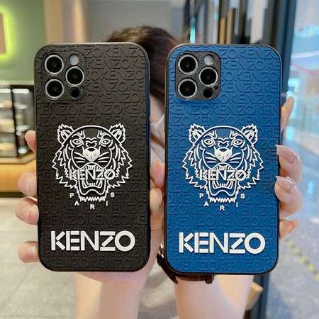 ケンゾー iphone17promax/17eケース シリコン 3D立体パターン 虎頭 潮流人気