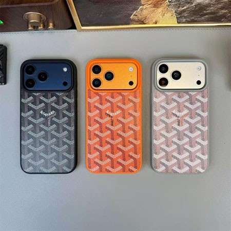 ゴヤールiPhone17 PRO MAX 携帯ケース アクリル 画面保護 6.9インチ対応