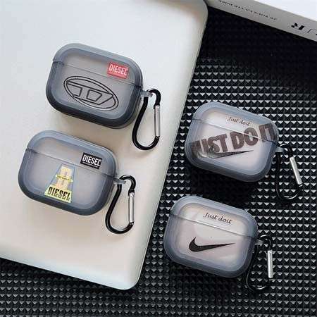 ナイキイヤホン収納ケース airpods4 第4世代 高透明 つや消しマット感 TPU 耐衝撃 ケース