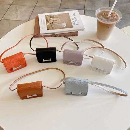 エルメス 第 4 世代 airpodsケース ストラップ付きトートバッグ 上品 レザー