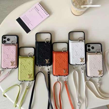 ルイヴィトン iphone17 17promaxケース ショルダー ストラップ付き 長さ調整可能