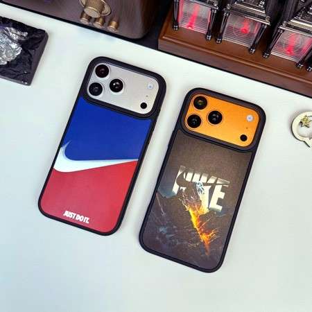 ナイキ iPhone 17pro/17promaxケース つや消しマット感 指紋防止 メンズ おしゃれ