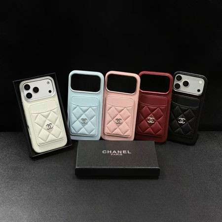 Chanel iphone 18pro 18promax ケース 薄型  magsafe カードケース 分離式 おしゃれ