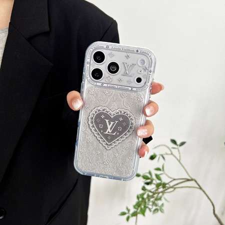 ルイビトン iphone18pro/18promax 携帯ケース ハートロゴ モノグラム柄 おしゃれ