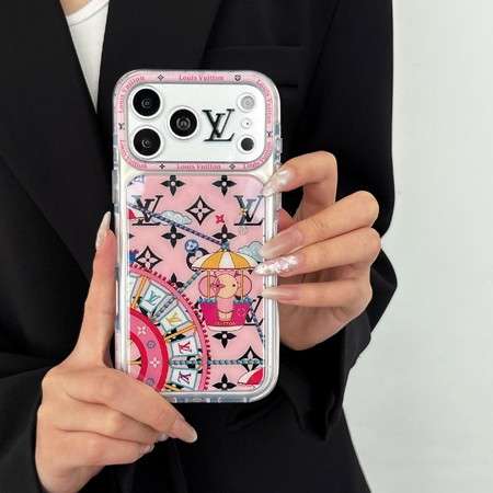 ルイヴィトン iphone18pro 18promax スマホケース 観覧車 キャラクター モノグラム柄 マルチカラー おしゃれ