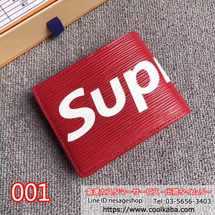 supreme IDウォレット RED 新品