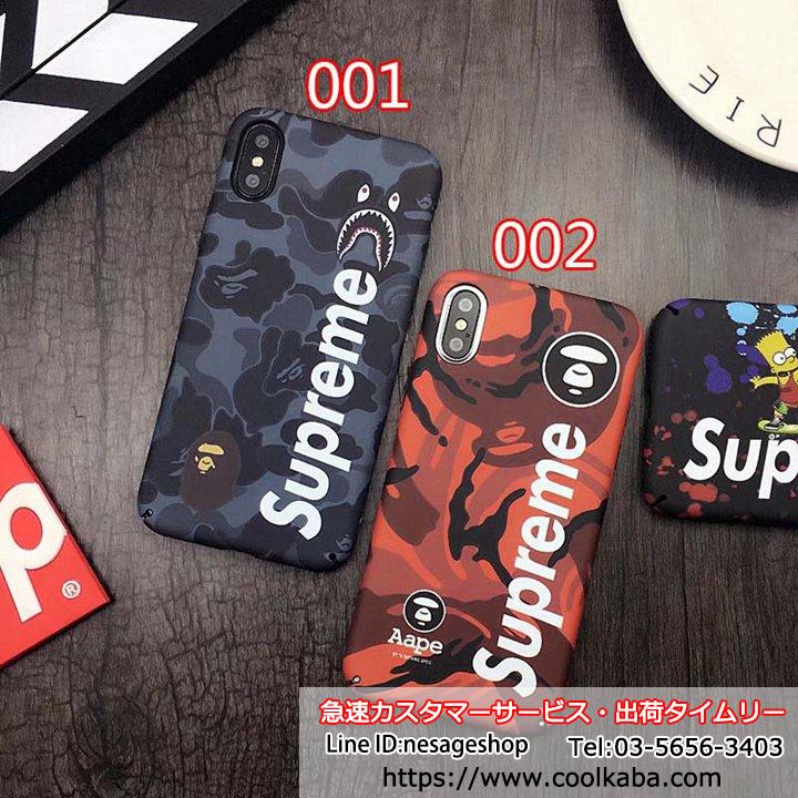 SUPREME AAPE コラボ iphonexケース