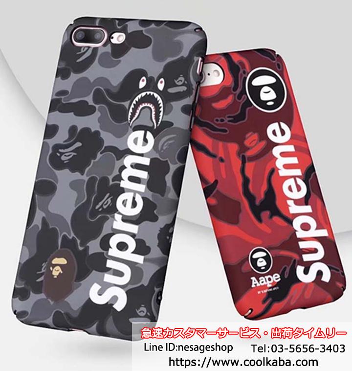 SUPREME AAPE コラボレーション iphoneケース