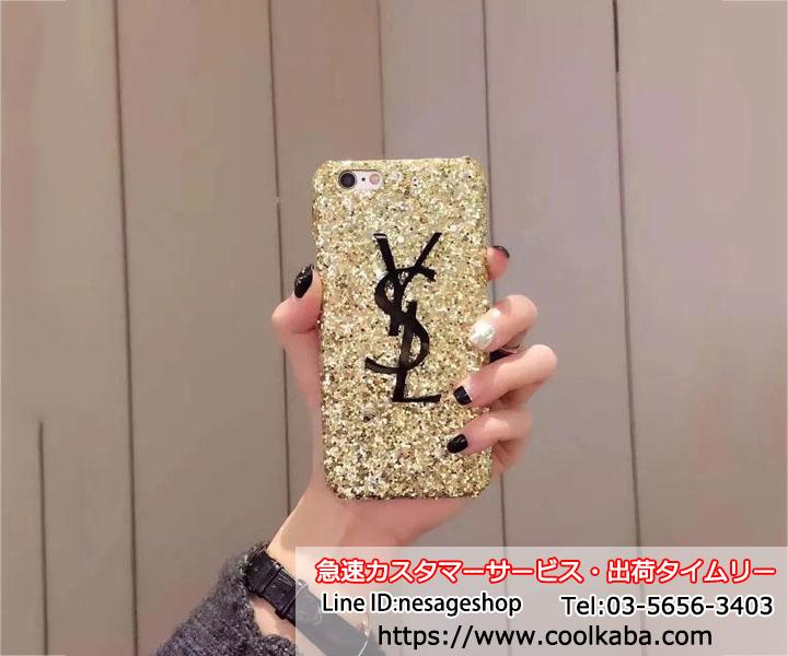 YSL iPhonexケース キラキラ