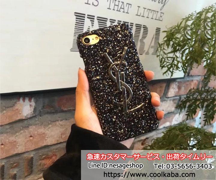 YSL iPhonexケース キラキラ