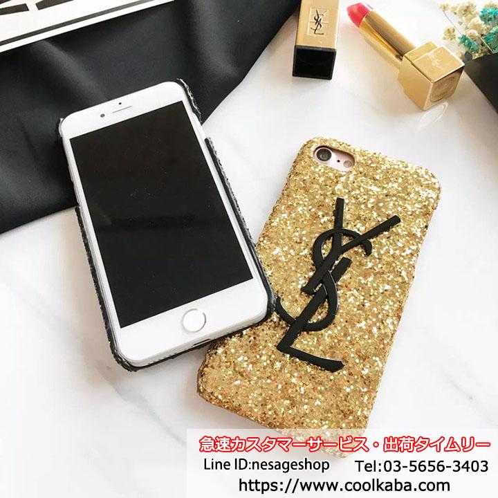 YSL iPhonexケース キラキラ