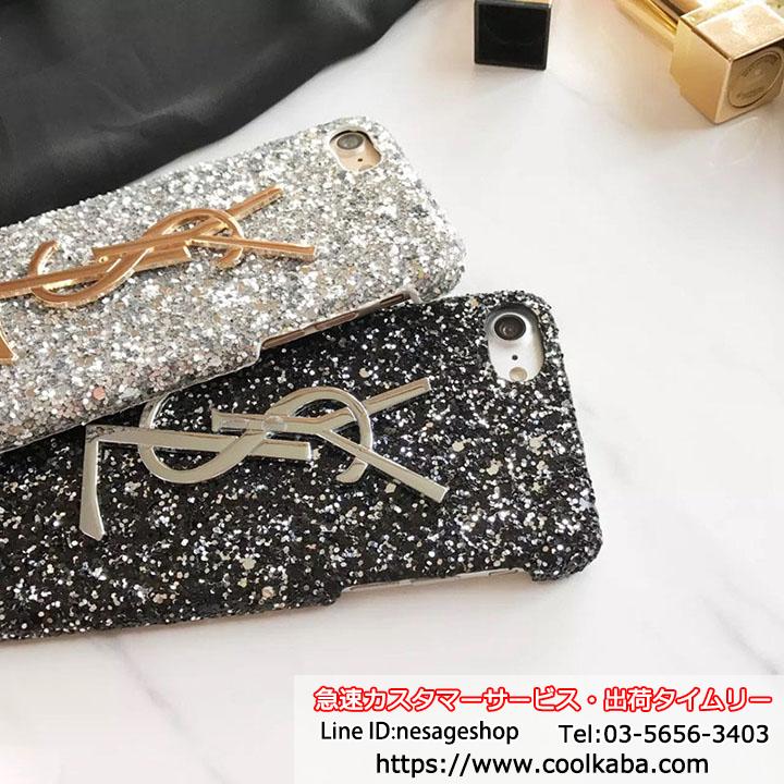 YSL iPhonexケース キラキラ