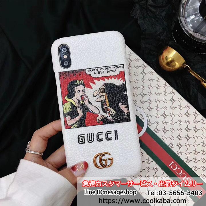 iphone8/8plus カバー グッチ パロディ