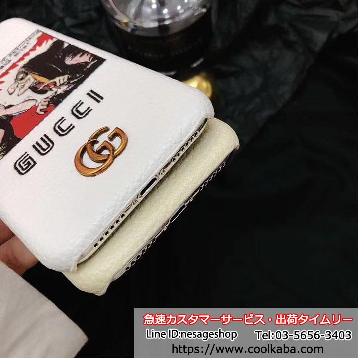 iphone8/8plus カバー グッチ パロディ