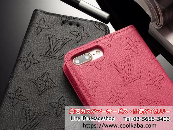 iPhone8/8PLUS携帯ケース LV モノグラム 手帳型アイフォンテン カバー LV