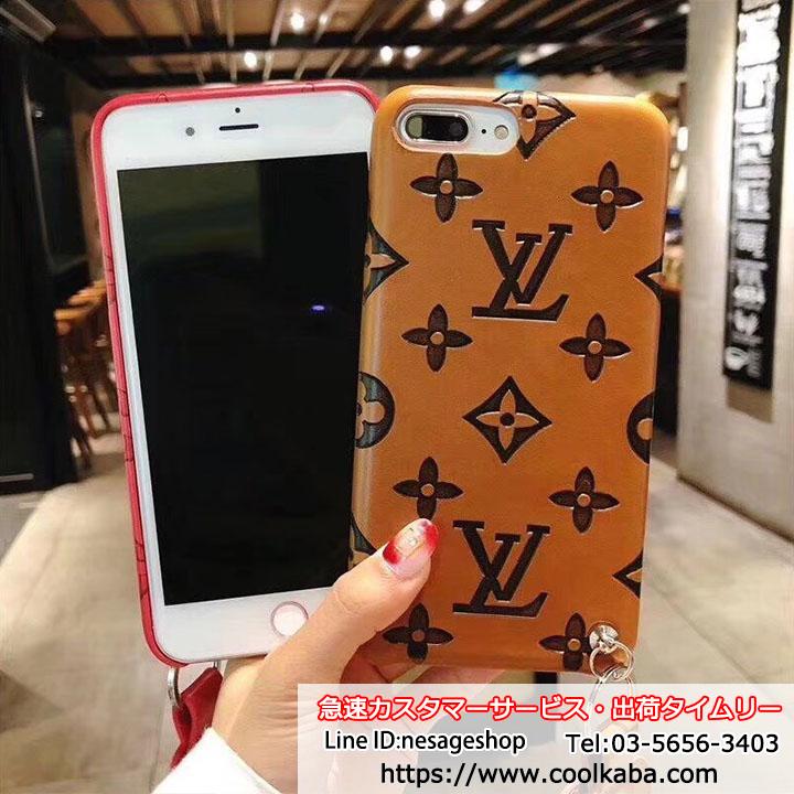 エンボス入れのiPhone8ケース LV