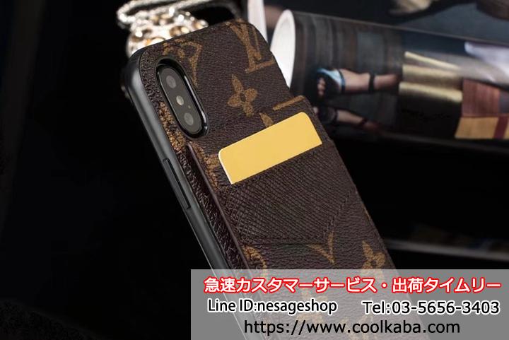 ヴィトン galaxy s8/s9ケース カード入れ