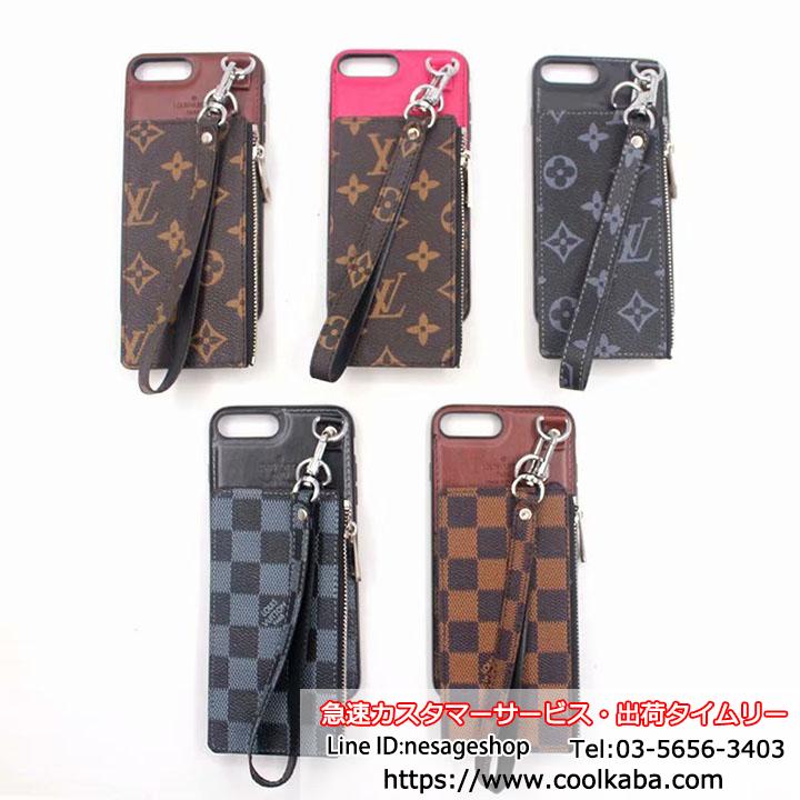 iPhone X/テンカバー ヴィトン 財布付き