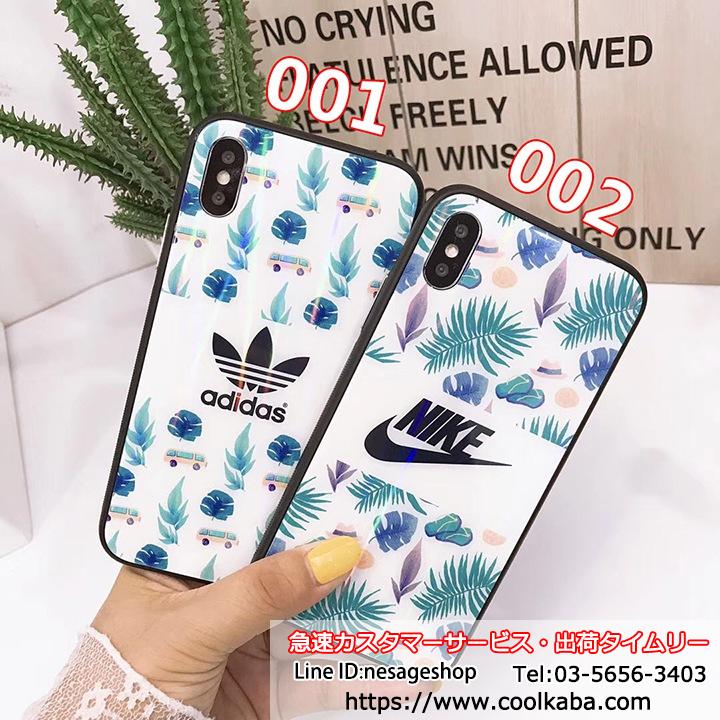 iPhonex ガラスケース  ADIDAS NIKE アディダス ナイキ iPhonex ガラスケース
