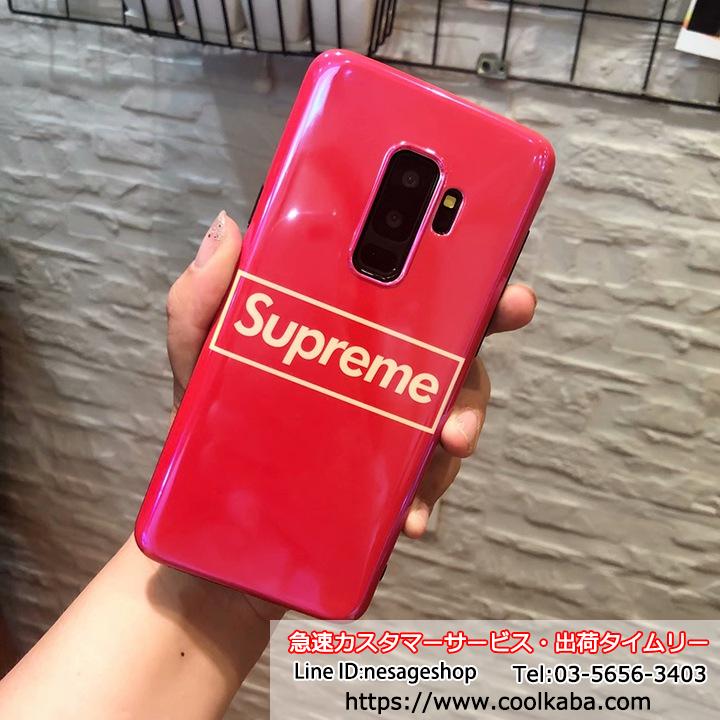 GalaxyNote8カバー 鏡面 シュプリーム ギャラクシー s9plusケース supreme