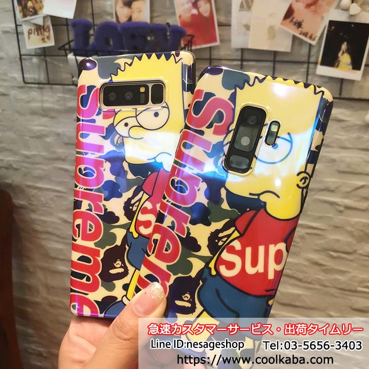 SUPREME ギャラクシーS8/S8+ケース パロディ風