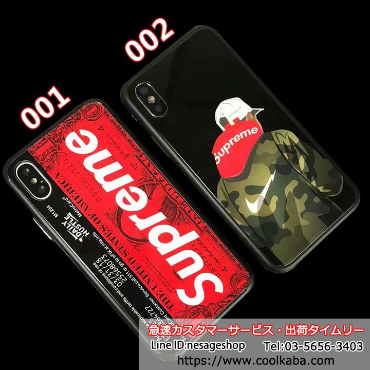 SUPREME ガラス面ケース アイフォンX