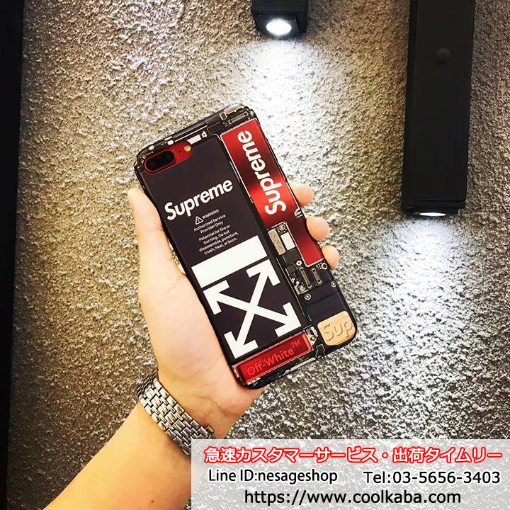 個性的 iphone8plusカバー Supreme