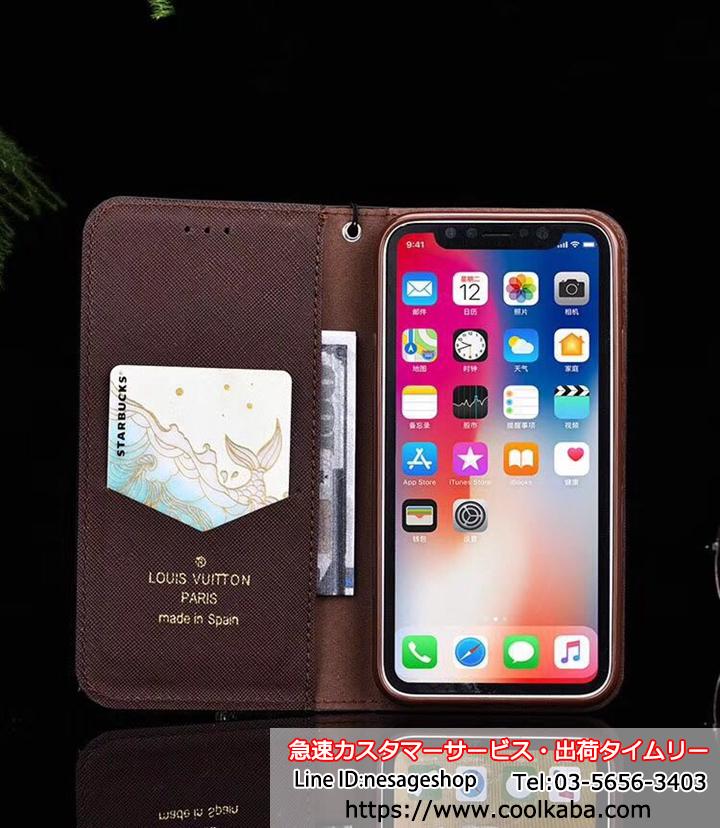 手帳型 iPhone9ケース モノグラム