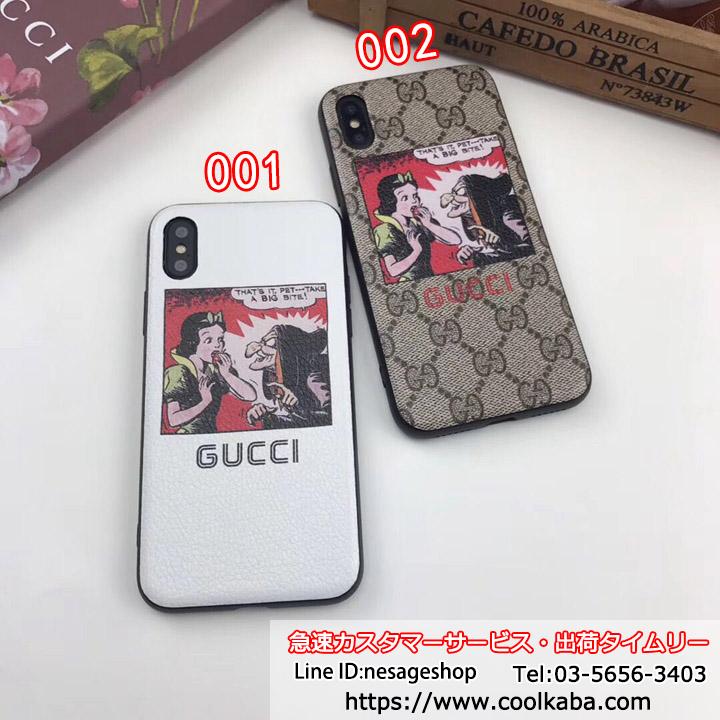 グッチ iPhoneXケース 白雪姫