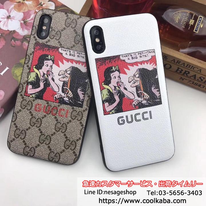 グッチ iPhoneXケース 白雪姫