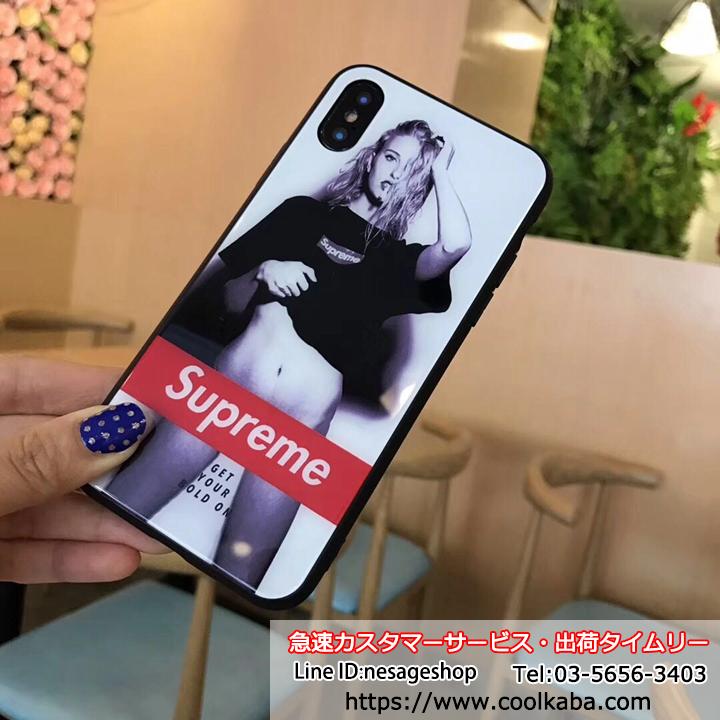 パロディー iPhoneXsMaxケース Supreme