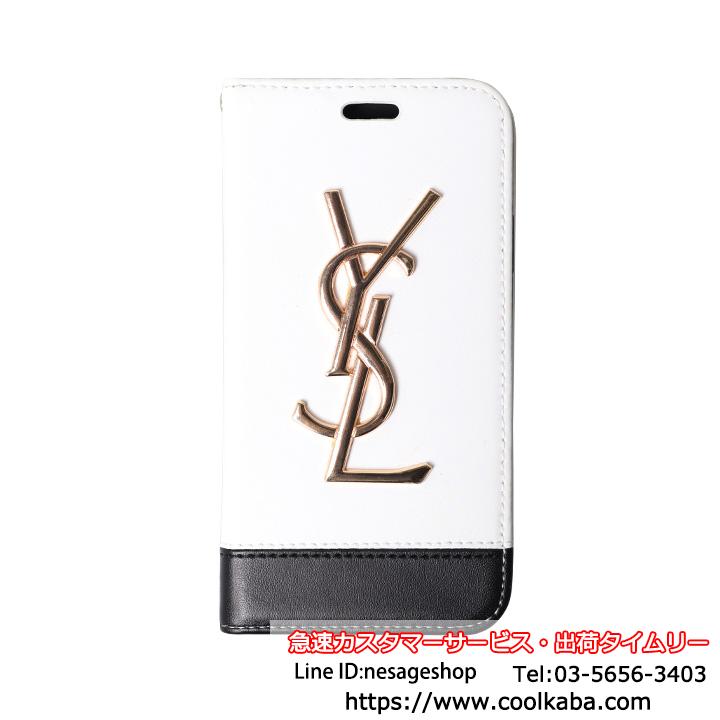 手帳型 galaxy s8/s9 plusケース YSL