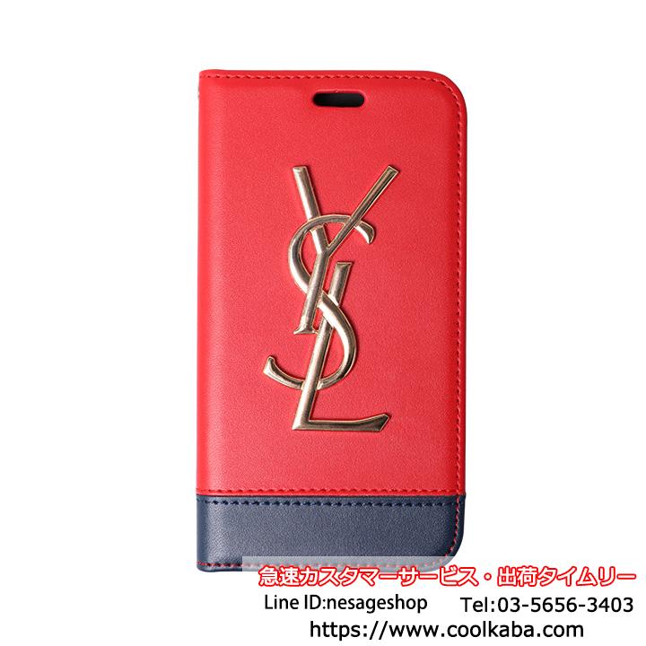 手帳型 galaxy s8/s9 plusケース YSL