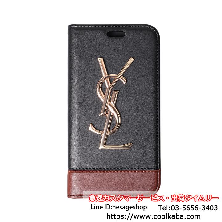 手帳型 galaxy s8/s9 plusケース YSL
